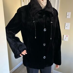 Neiman Marcus Black Teddy Jacket